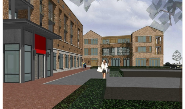 <p>Artistieke impressie van het plan.</p>