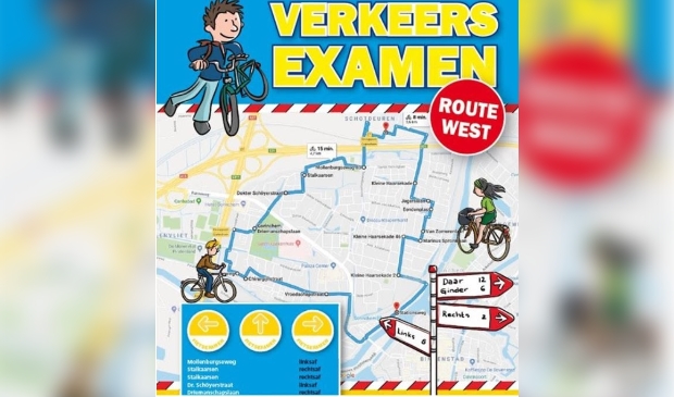 De leerlingen doen donderdag het verkeersexamen
