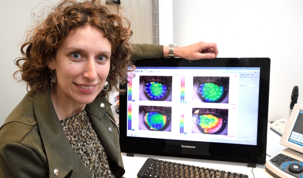<p>Contactlensspecialist Marieke van Maanen. ,,Als je twijfelt over je ogen, kom dan langs voor een controle.'' </p>
