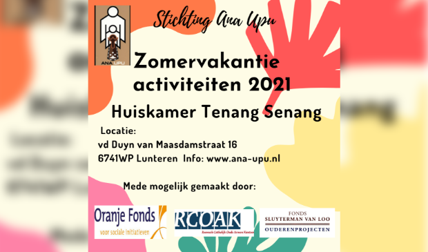 Zomervakantieactiviteiten Ana Upu