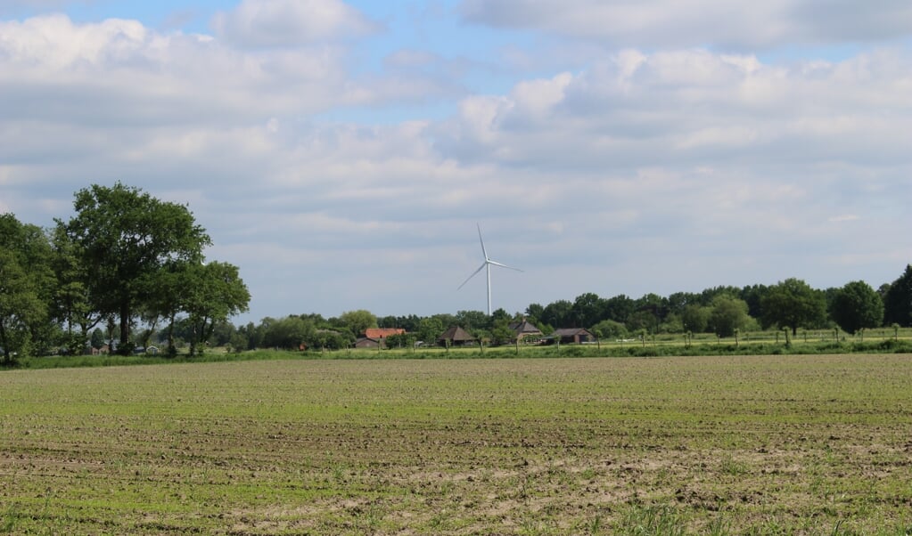 Windmolen op de van hoek A30-A12.