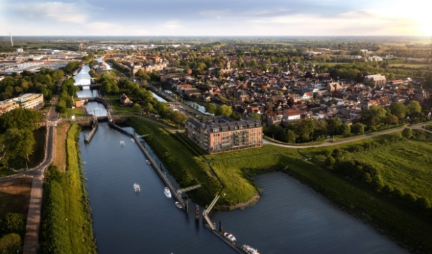 <p>Het Sluiseiland als woongebied. </p>