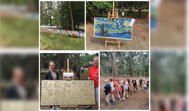 Kunstverkoop en sponsorloop op de ESV