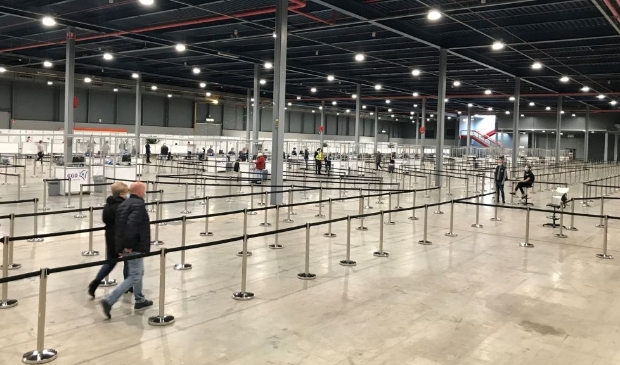 <p>De vaccinatielocatie in de Jaarbeurs in Utrecht. </p>
