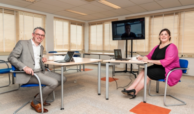 <p>Albert Fieret en Arianne Pattavina staan in nauw contact met scholen en opleidingen.</p>
