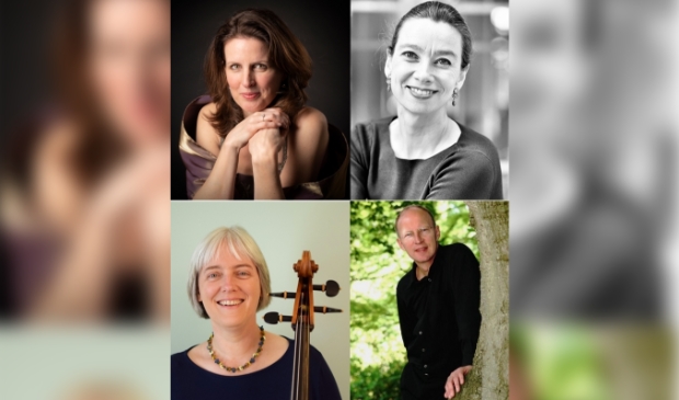 Het Bernini Ensemble - Arleen van Wijland (sopraan), Anne-Marieke Evers (mezzosopraan), Elske Tinbergen (cello), Henk van Zonneveld (orgel)