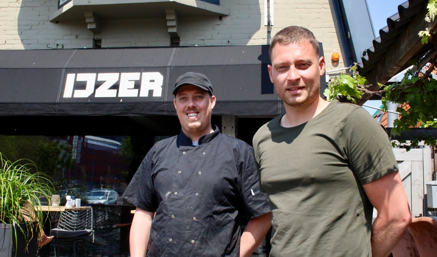 Robert en Marck, de man voor de keuken, kijken uit om weer gasten te ontvangen.