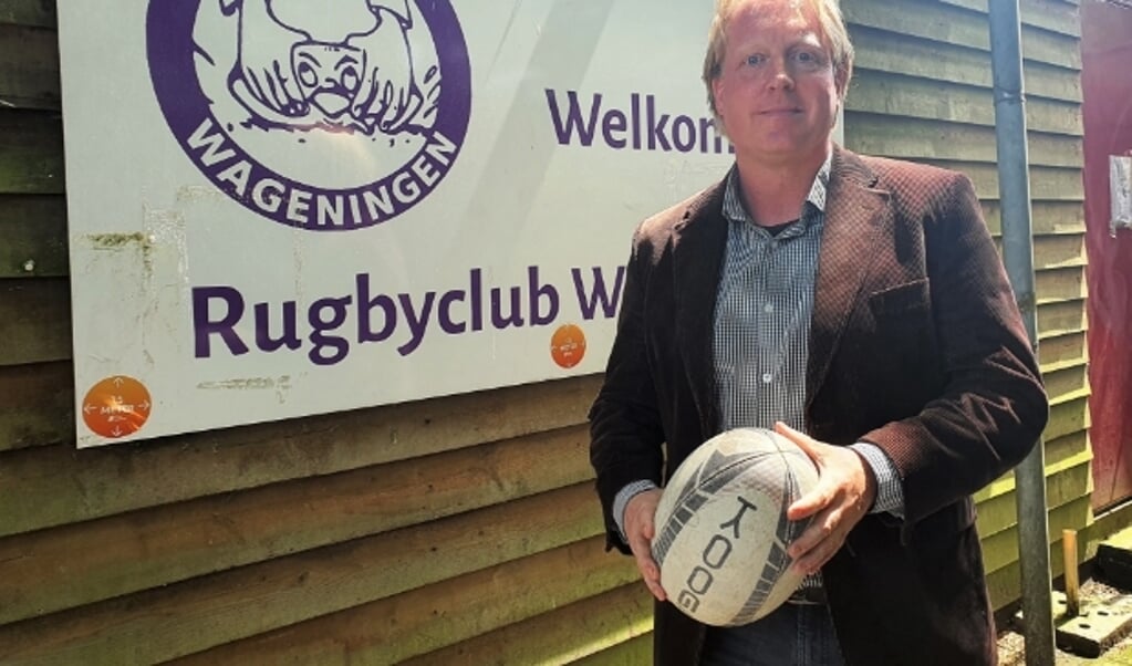 Voorzitter van RC Wageningen, Richard Veldman, hoopt dat zijn club eindelijk op een eigen hoofdveld kan gaan spelen.