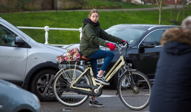 Nederland, Alkmaar februari 2020
Fietsers in het verkeer tbv Veiligheid in het verkeer Provincie Noord-Holland
COPYRIGHT DIGITAL IMAGE 2020 BAS BEENTJES