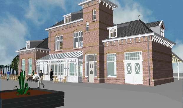 Impressie stationsgebouw