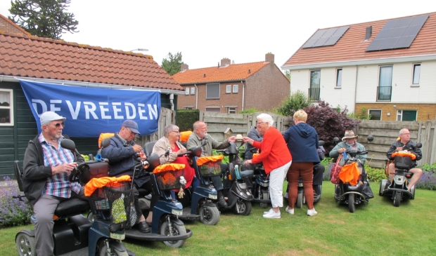 <p>Het was feest voor leden van de Scoot Angels</p>