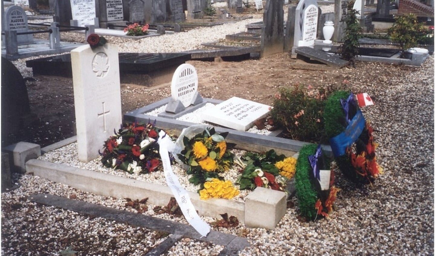 Het graf van Harold op de begraafplaats aan de Vries Robbéweg in Gorinchem
