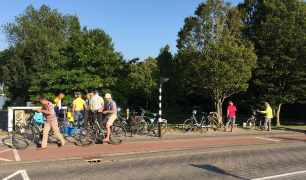 Stempelpost met e-bikes