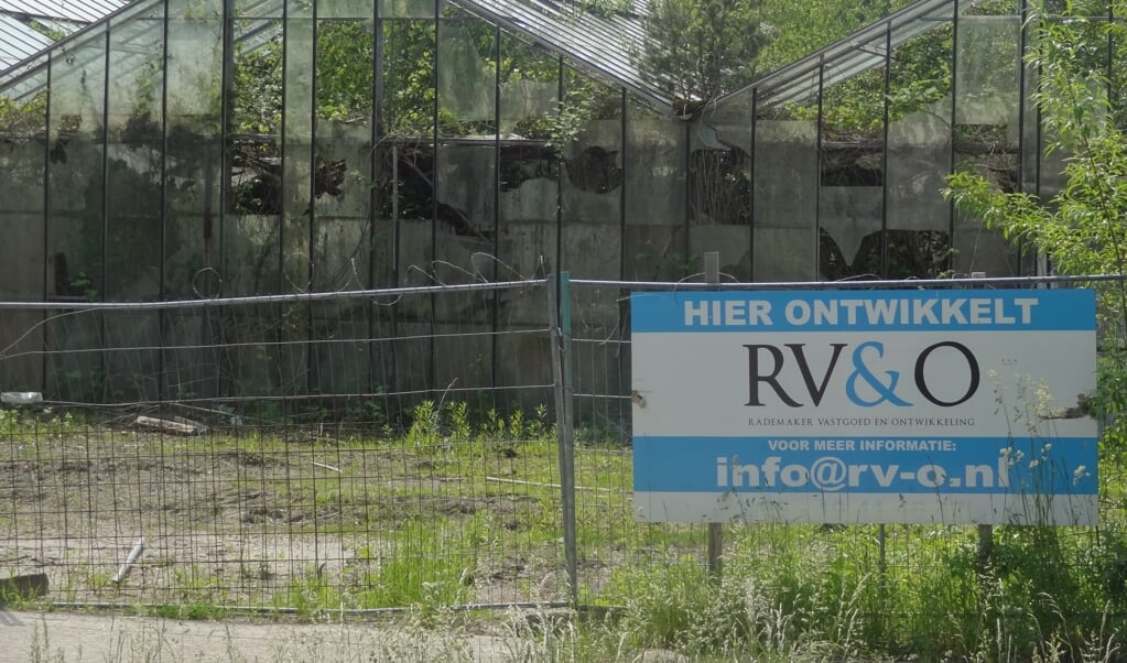 Op de kwekerij en aangrenzende percelen wil RV&O gaan bouwen.