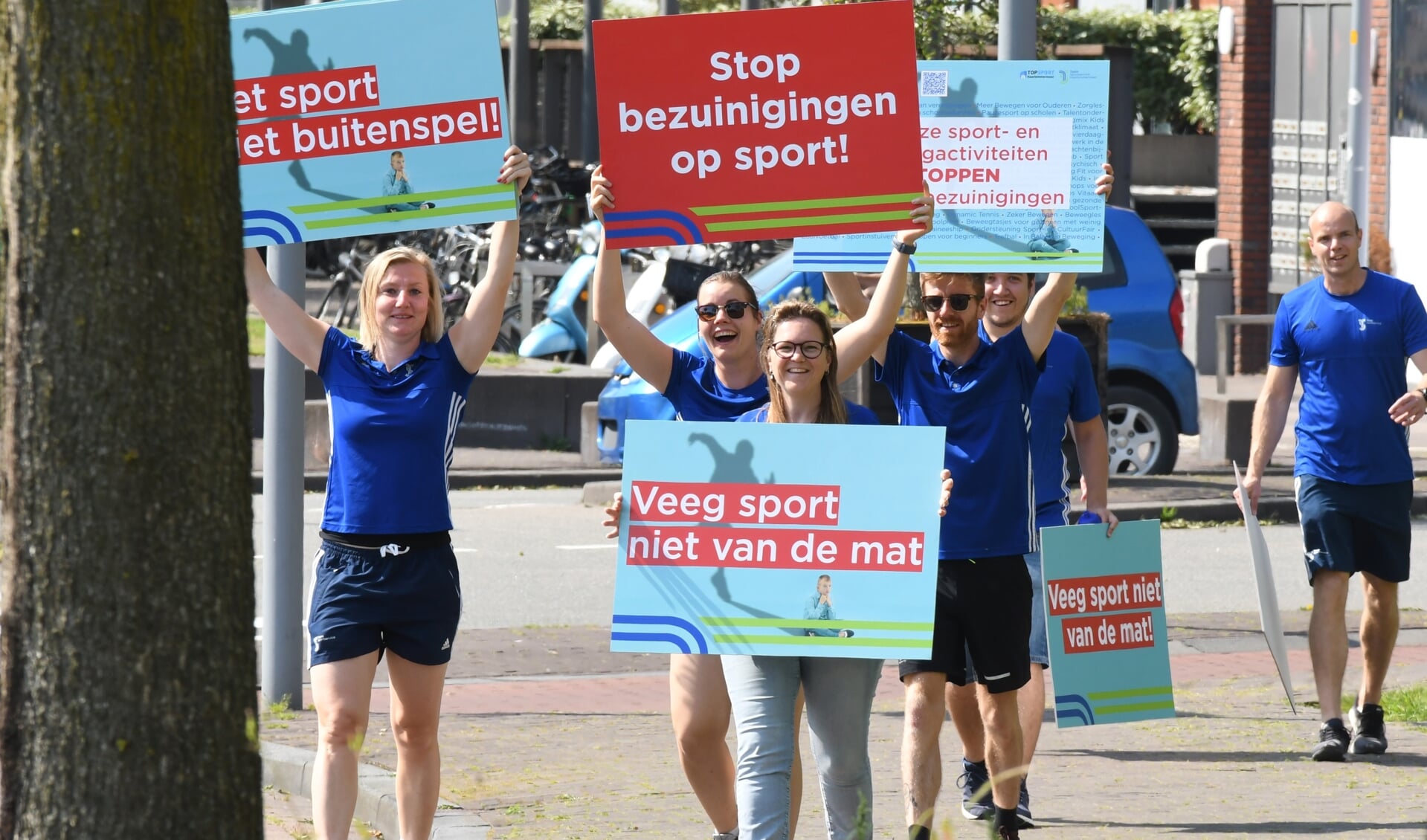 Deze mensen kwamen snel in actie ten behoeve van de sport in Haarlemmermeer. 