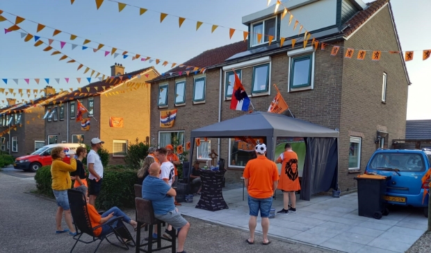 EK voetbal Hinkerstraat Cothen