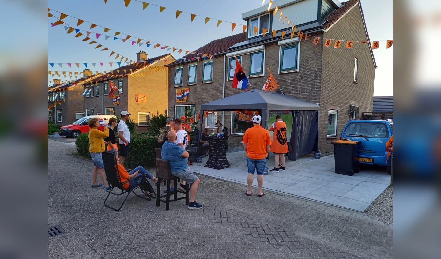 EK voetbal Hinkerstraat Cothen