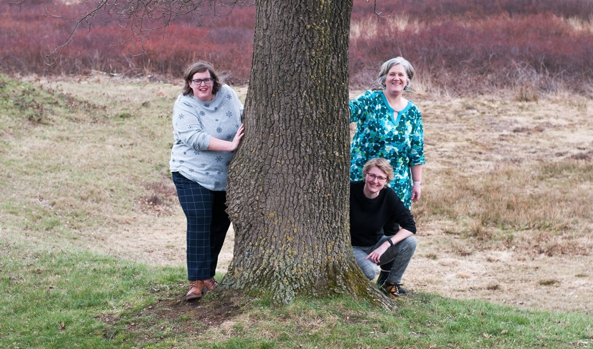 Beatrix Willemsen, Carola Veldhuizen en Lydia van Ravenhorst zijn de organisatoren van de Vrouwendag  op zaterdag 3 juli in Barneveld.