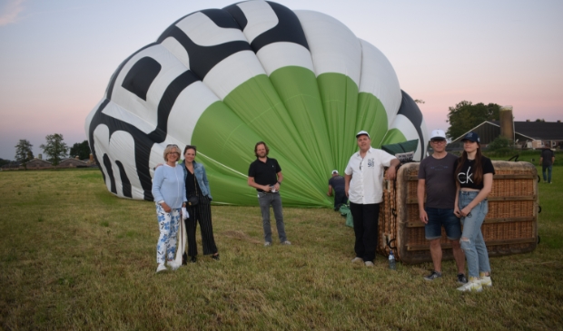 <p>De ballon is veilig geland.</p>