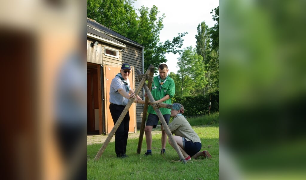 Lotte, Jakay en Wim zijn vrijwilliger bij Scouting Katimavik. 