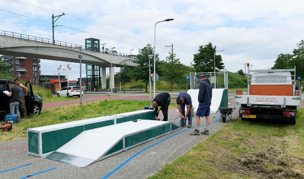 Aanleg skatebaan Baanhoek