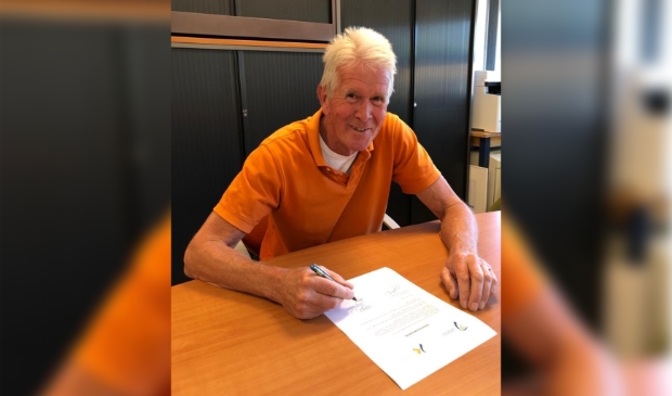 <p>Voorzitter Jaap Bood van KringloopCentrum Eemnes Huizen.</p>
