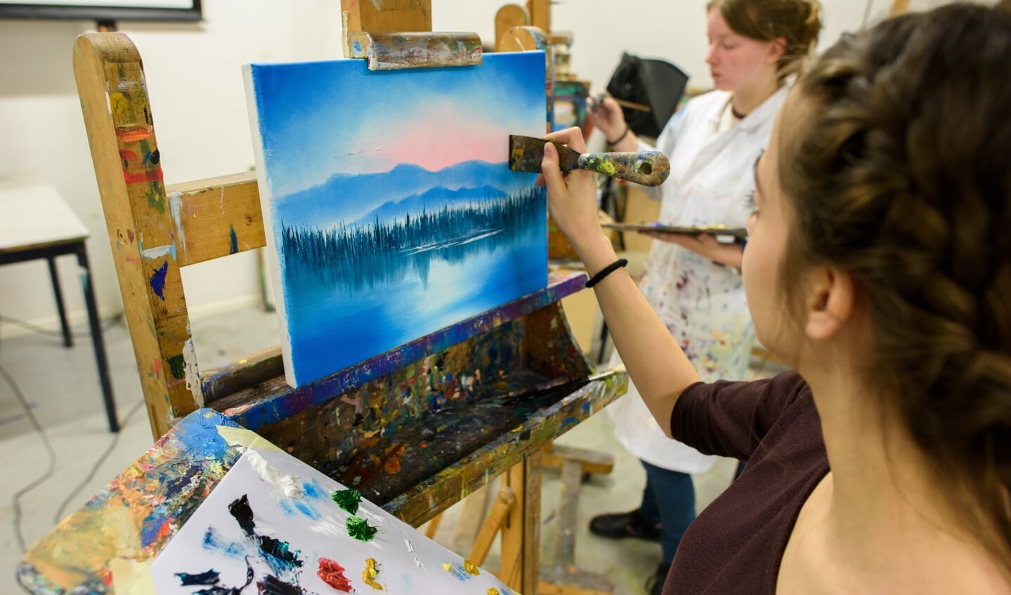 In het jongerenatelier is plaats voor creativiteit.