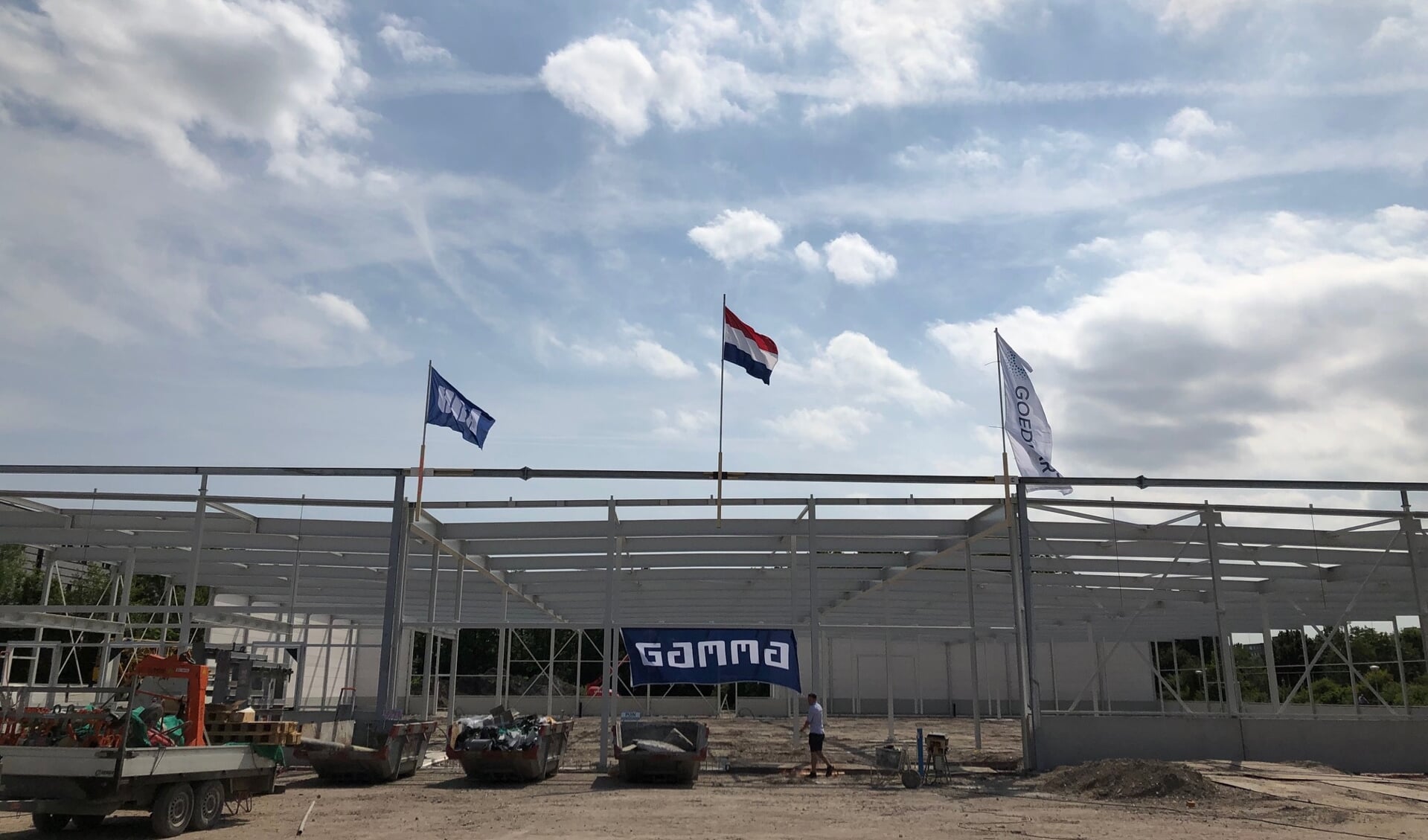 Nieuwbouw GAMMA Amstelveen bereikt hoogste punt