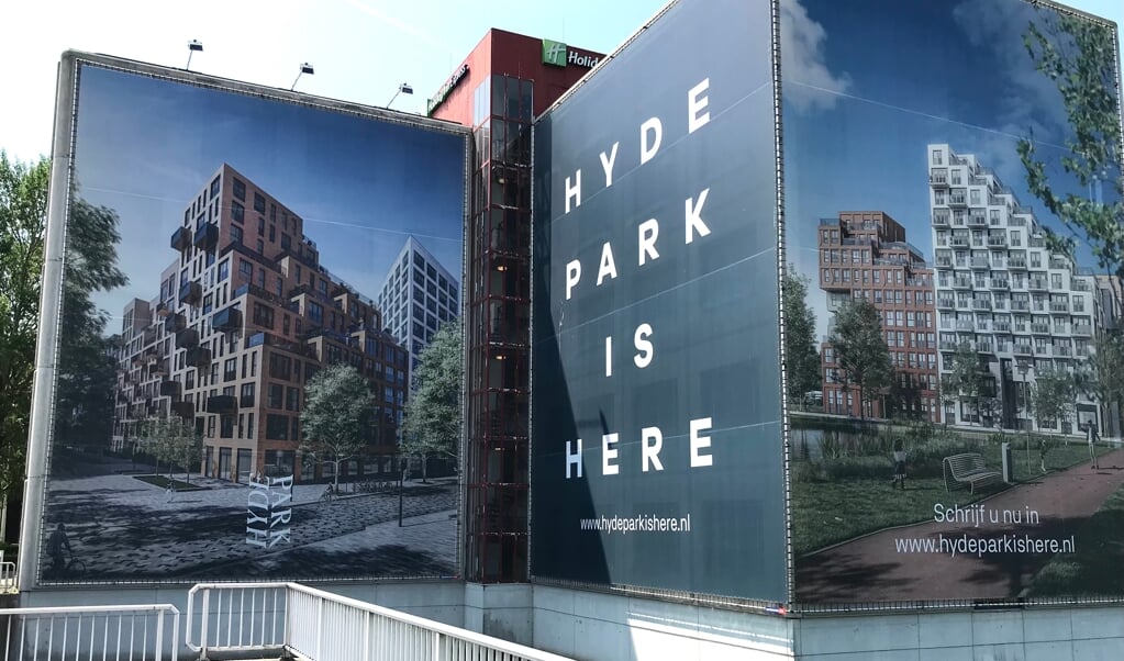 In Hyde Park maken projectontwikkelaars volgens Rinus Beusenberg een winst van tussen 400 en 700 miljoen euro. 