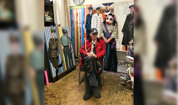 piet zwaanswijk in zijn atelier