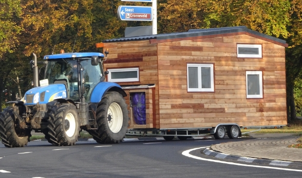 Tiny House tijdens vervoer
