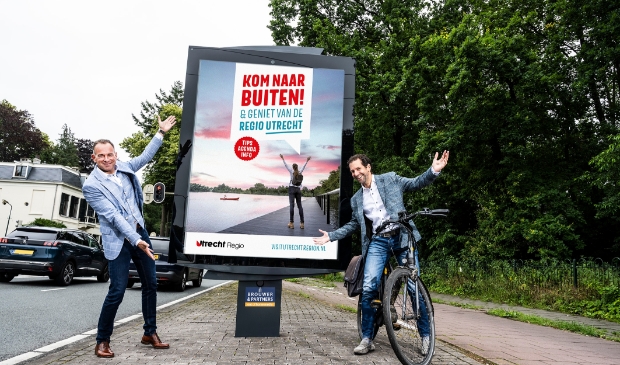 Lancering Buitenleven campagne door Michiel van der Schaaf (links) en gedeputeerde Arne Schaddelee (rechts).