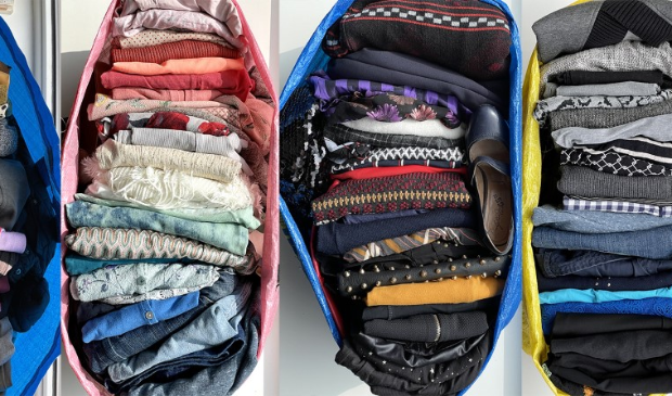 Tassen met kleding