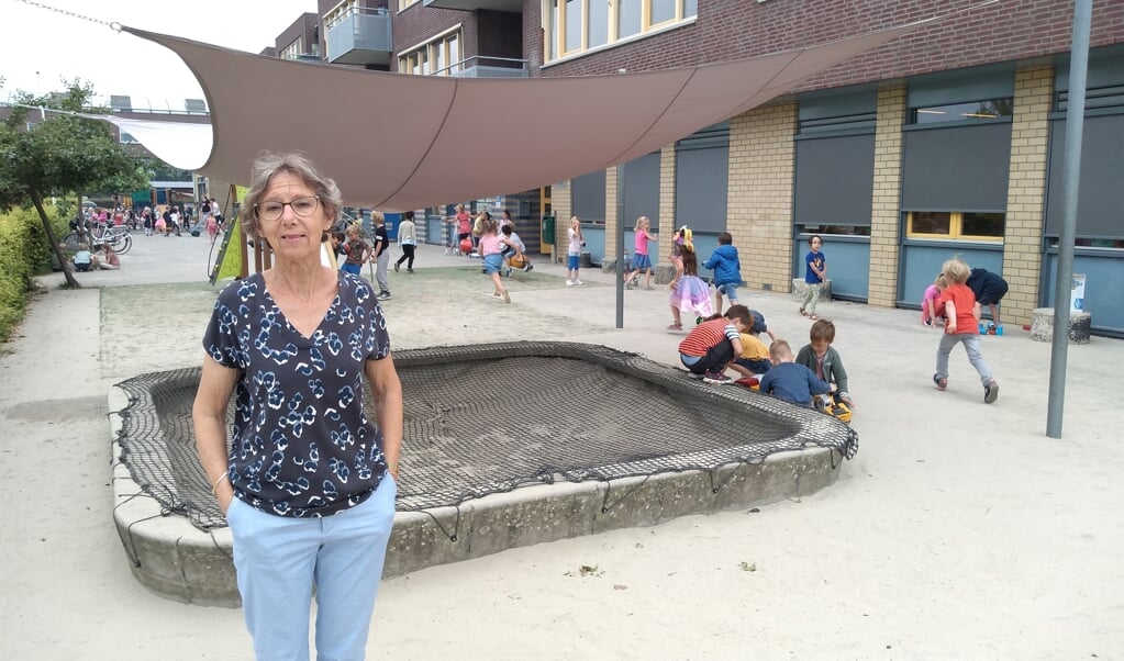 Marianne Bouma geniet deze week van haar laatste week als kleuterjuf bij de Bongerd in Odijk.