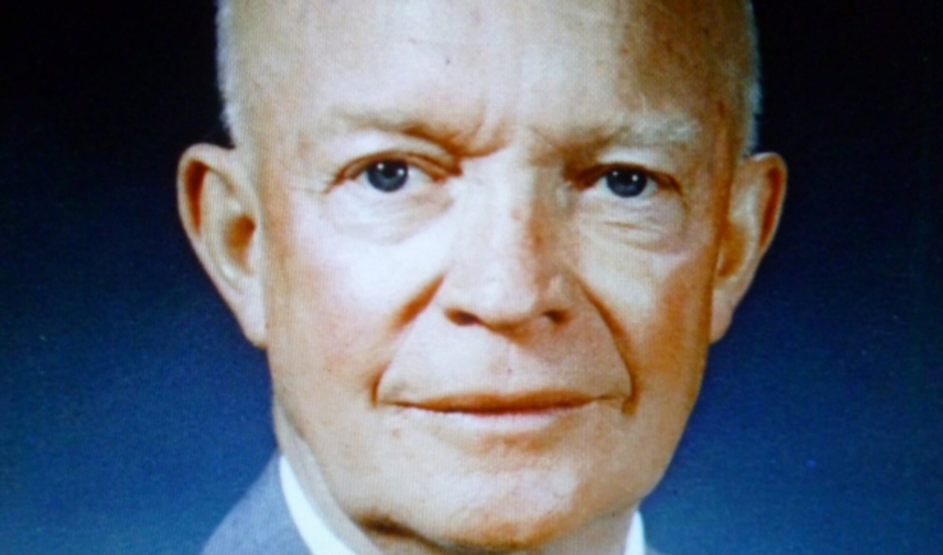 De Amerikaanse President Dwight David Eisenhower.