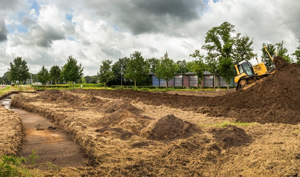 Op de locatie aan de Nijkerkerweg waar het tankstation moet komen, is inmiddels voorbereidend grondwerk gestart.