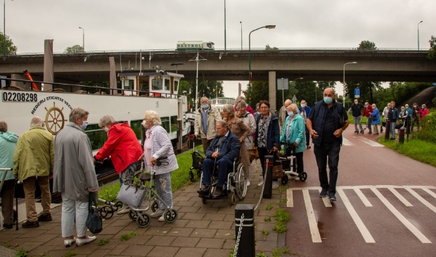 begin van een mooie tocht