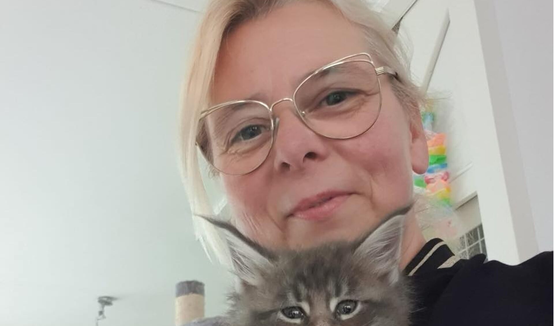 Karin met kat