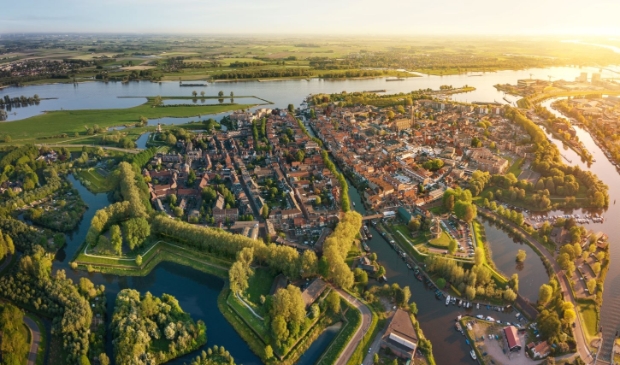 <p>Vestingstad Gorinchem is onderdeel van het Werelderfgoed Hollandse Waterlinies</p>
