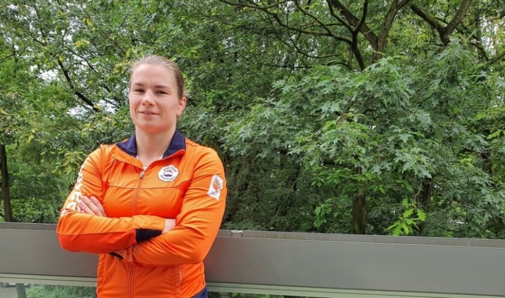 Judoka Sanne Verhagen is nog altijd blij dat ze drie jaar geleden voor Doorwerth als woonplaats heeft gekozen.