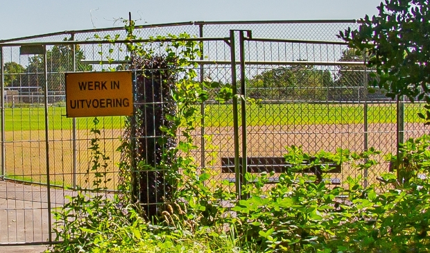 <p>De Edese honkballers kunnen nog niet op eigen terrein aantreden.</p>