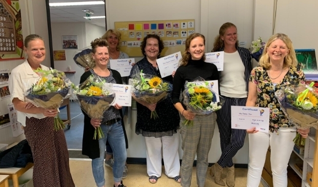 <p>De leerkrachten van groep 1 en 2 en interne begeleiders volgden samen de training.</p>