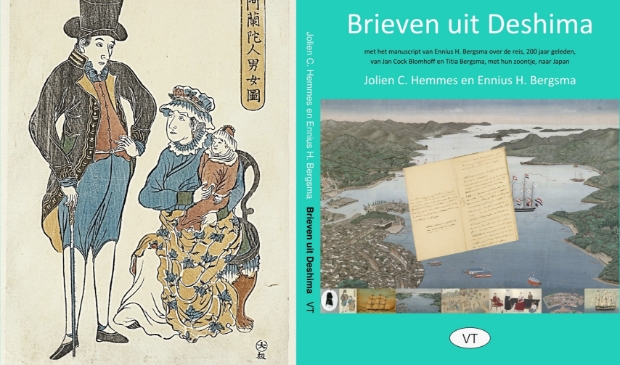 De cover van het boek en het gezin