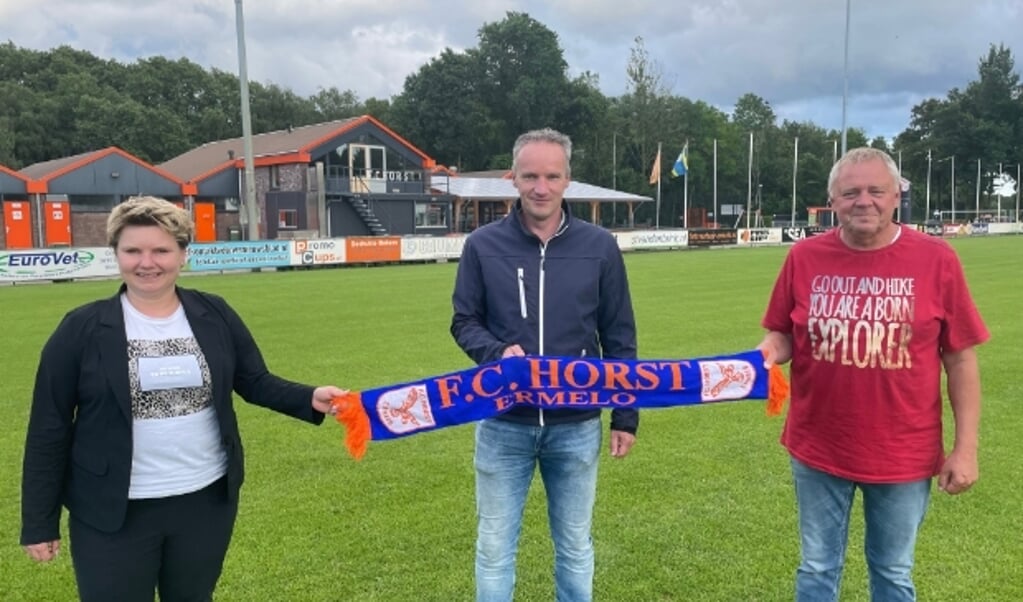 Tineke van den Hazel, Henk van den Bosch en Evert Renden zijn drie echte clubmensen bij FC Horst.