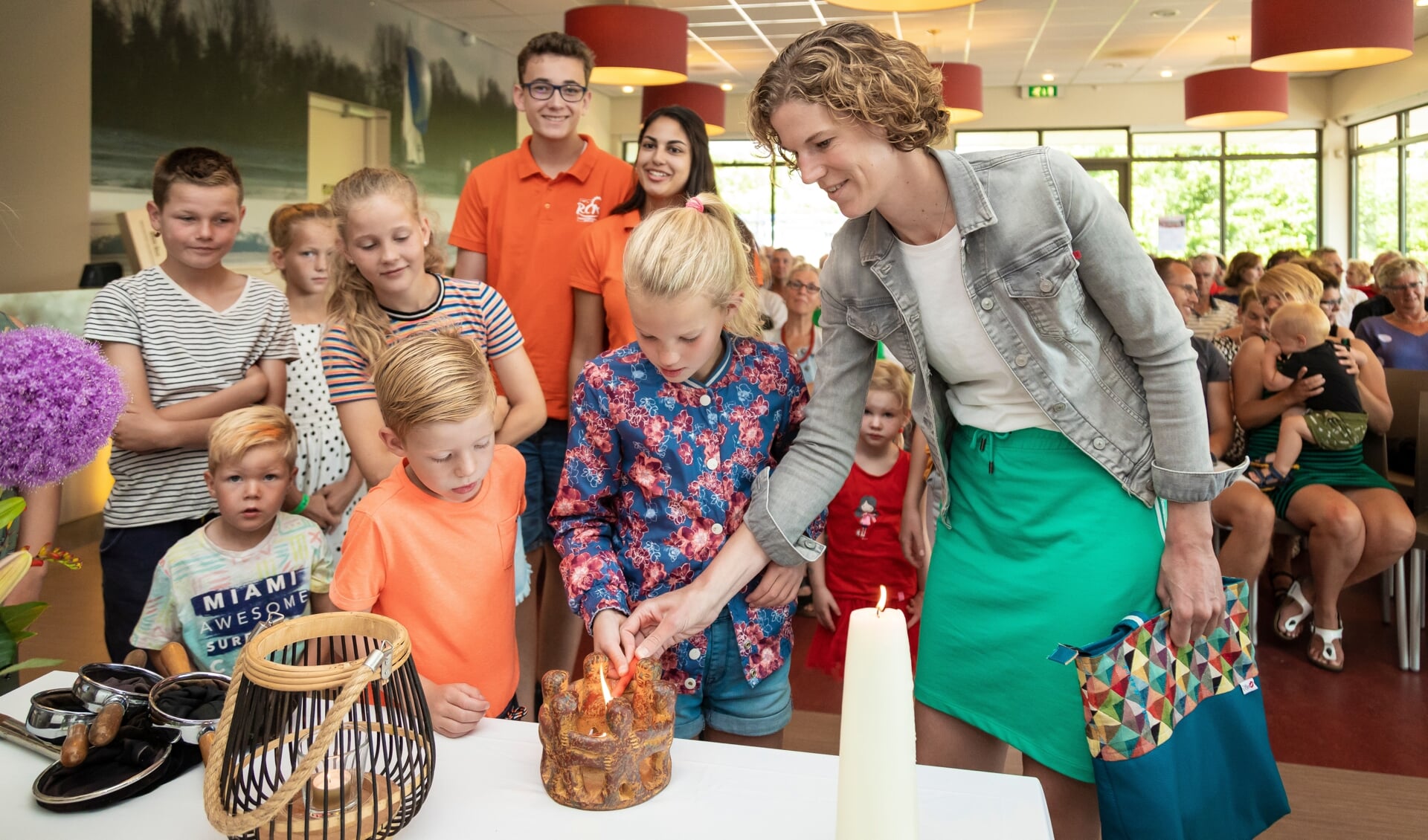 Al een aantal jaren zijn er in de zomer speciale kerkdiensten. 