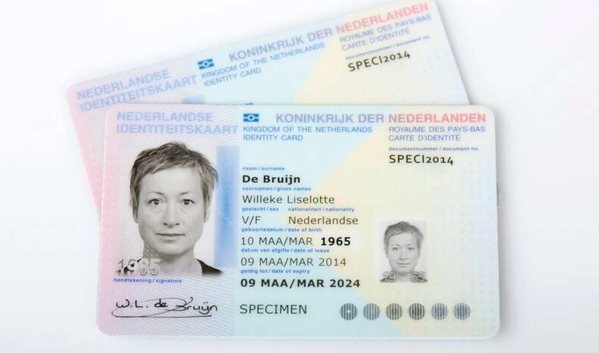 De Nederlandse identiteitskaart.
