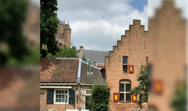 Zicht op de kerk