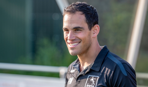 <p>DOVO-trainer Florian Wolf zag zijn ploeg winnen van Ajax.</p>