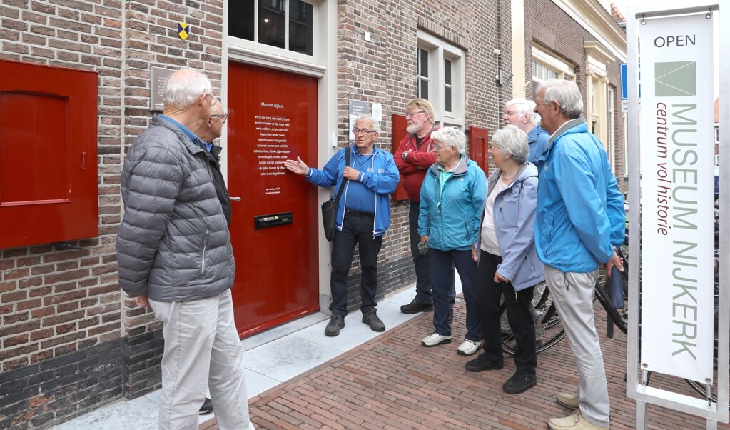 De stadswandeling begint bij Museum Nijkerk.
