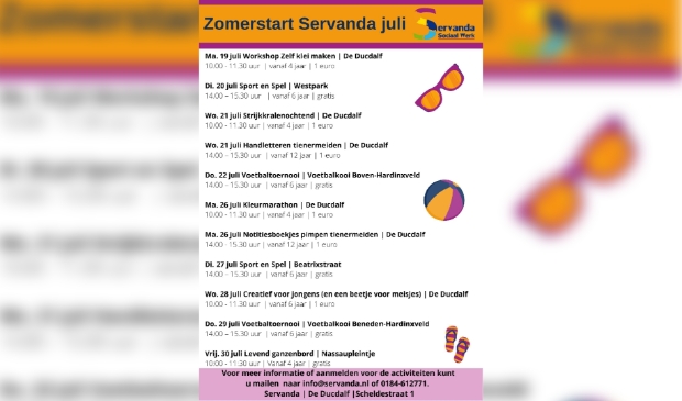 Activiteitenaanbod juli